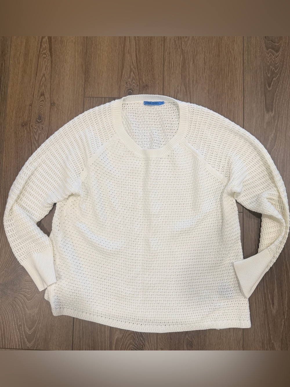 J. McLaughlin Women’s white Knit Pullover Sweater XL